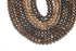 smoky quartz gemstone beads, 6mm, round